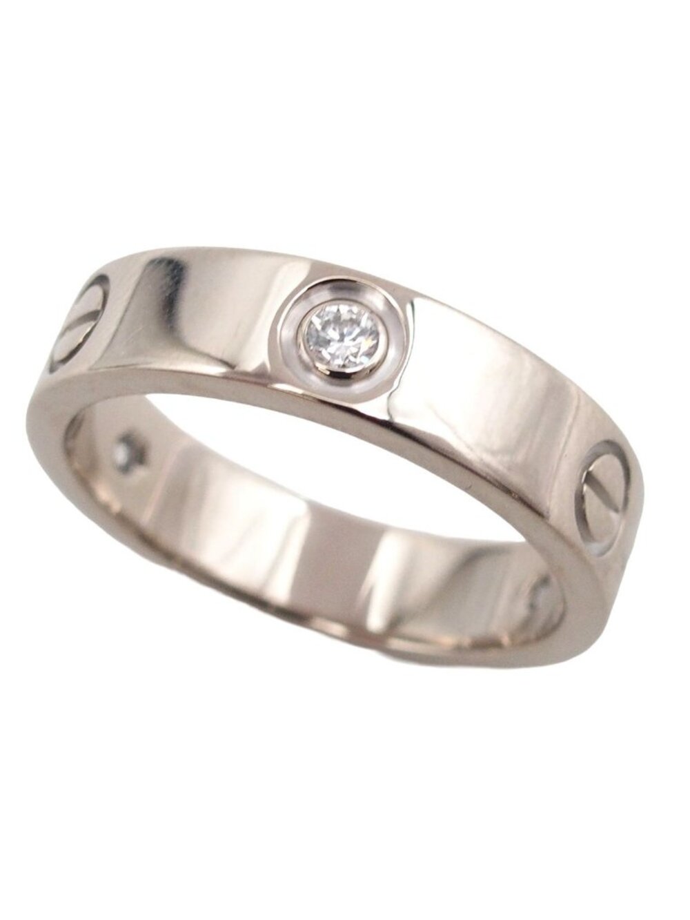 Cartier Love White Gold 18k Diamond Half 62 Ring